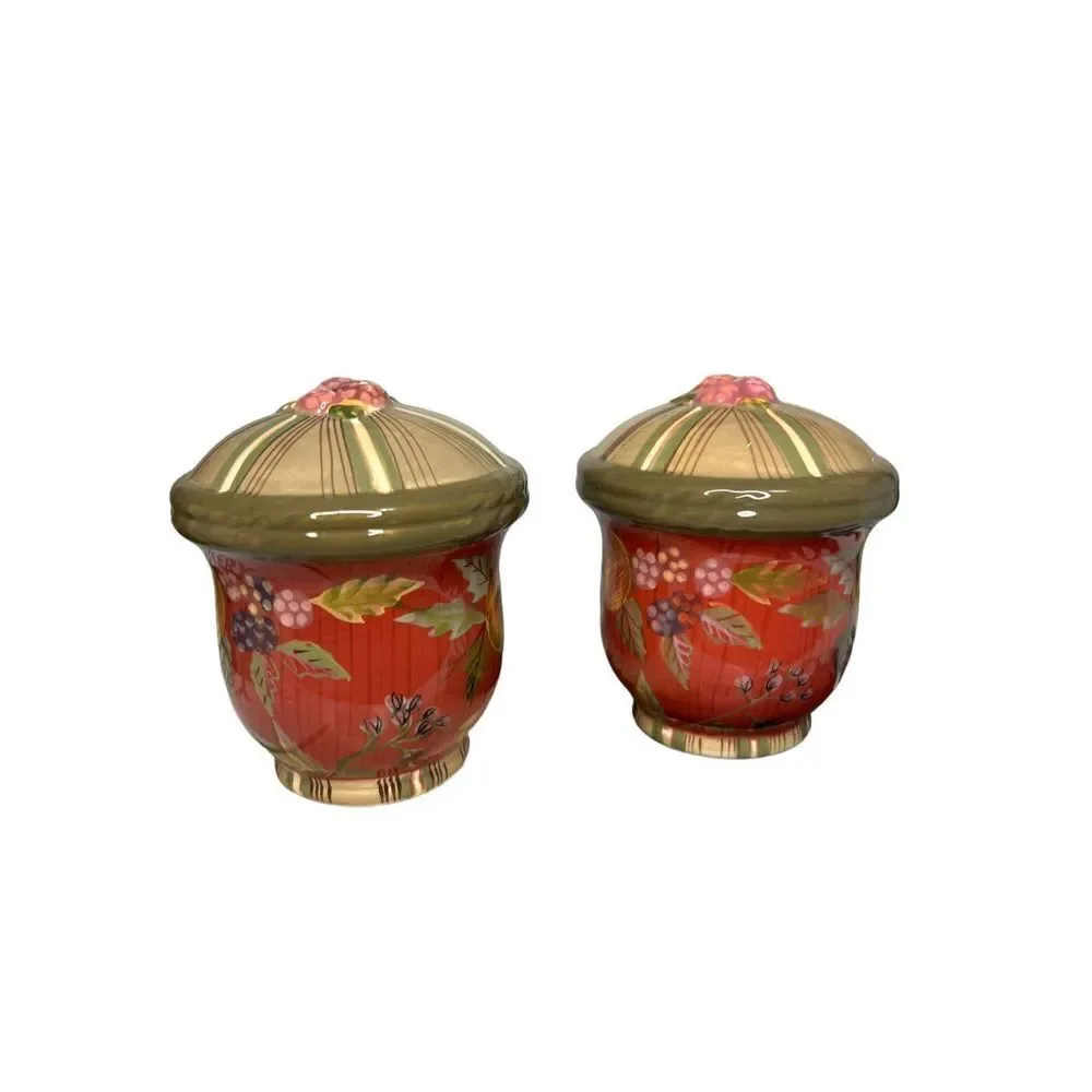 Tracy Porter OCTAVIA HILL GARDEN Salt & Pepper Shaker Set‎